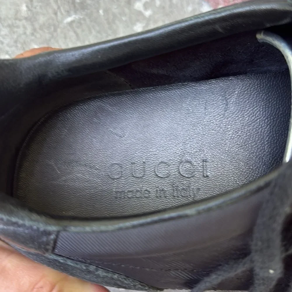 Gucci, nylon and suede men’s sneakers